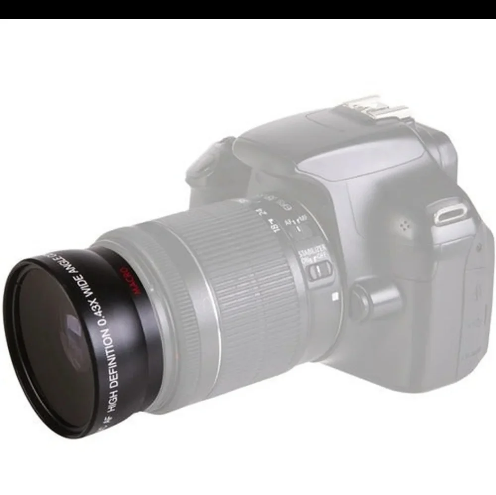Vivitar 55mm 0.43x Professional Wide Angle Attachment Lens with Macro HD Optics